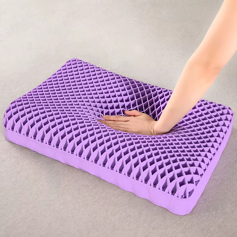 Oreiller Pectin respirant couche d'air oreiller TPE lavable avec de l'eau, oreiller cervical à press