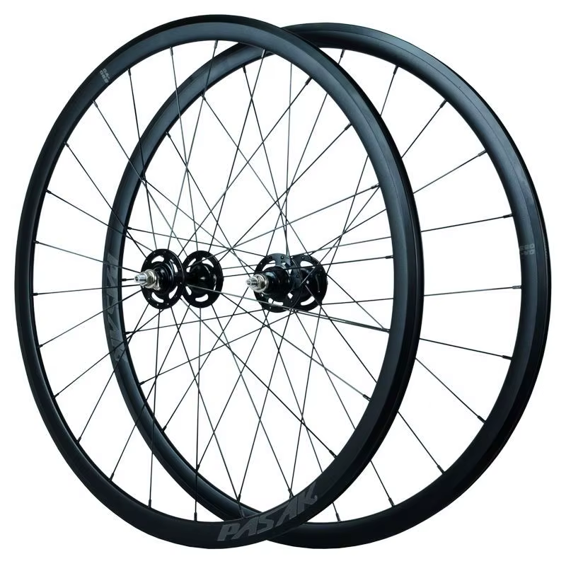 Jeu de roues 700C à pignon fixe en alliage d'aluminium, moyeu arrière flip-flop, moyeu à grande jant