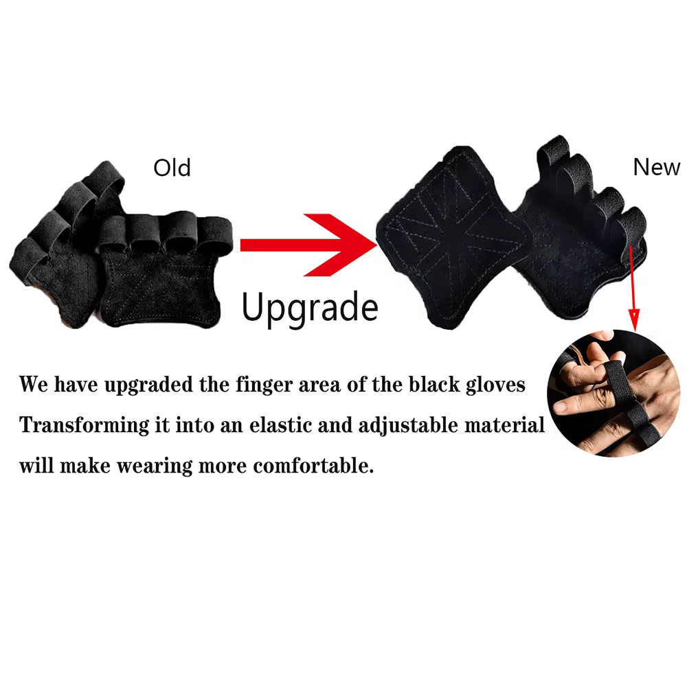 Gants d'entraînement d'haltérophilie en cuir Protection de la paume femmes hommes Fitness sport poig