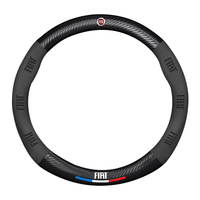 Housse de volant de voiture Fiat, accessoires d'intérieur de voiture pour Abarth 500 Tipo FR Panda A