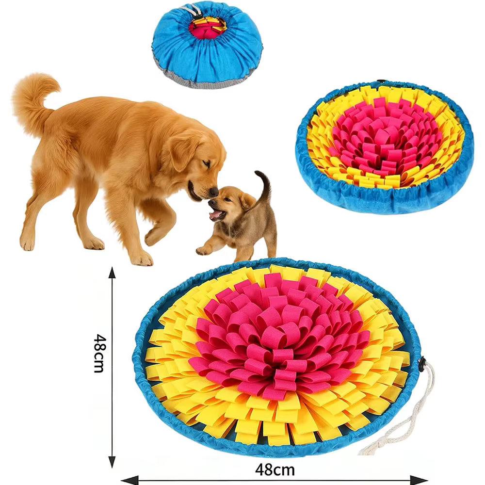 Tapis olfactif extra large 100x80cm pour chien, tapis d'entraînement olfactif, tapis interactif pour