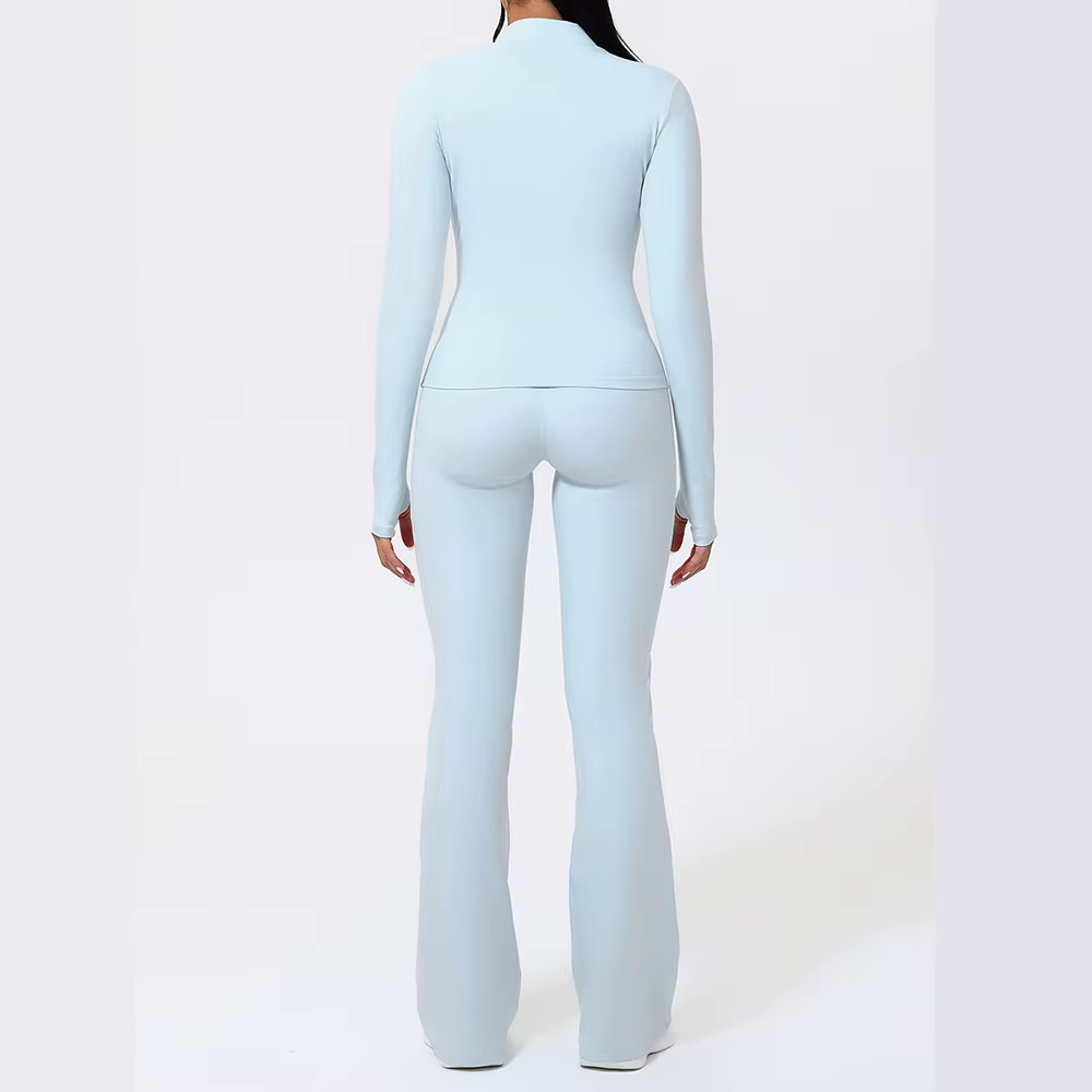 2 pièces costume de Yoga ensemble de sport vêtements de Yoga ensemble de gymnastique femmes survêtem