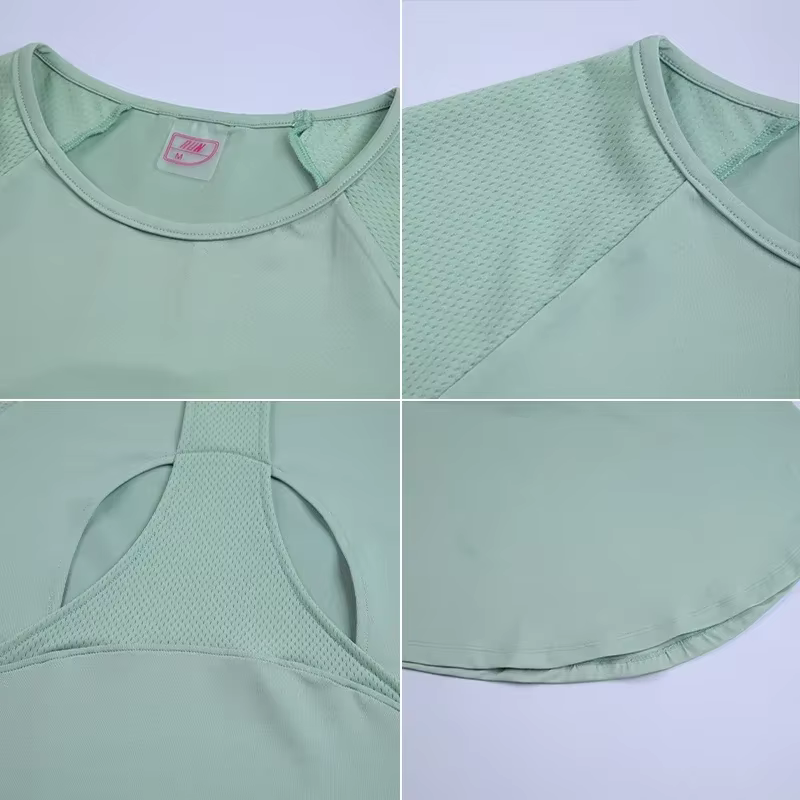 Hauts de course à séchage rapide pour femmes, sweat-shirt serré, Fitness, Yoga, Jogging, T-Shirts de