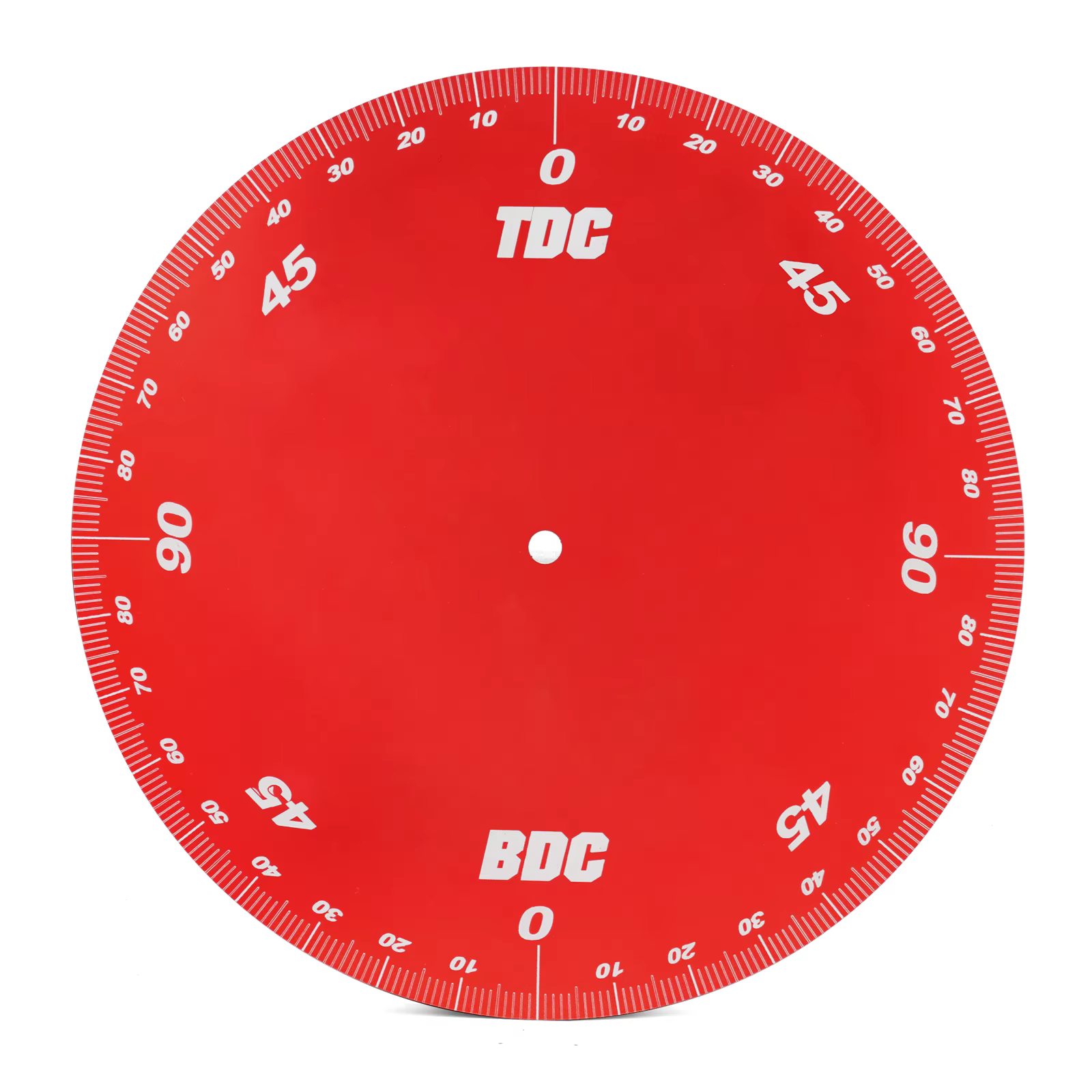 Pour 6 3/4 pouces de diamètre extérieur et un trou central de 6mm roue de degré de synchronisation d