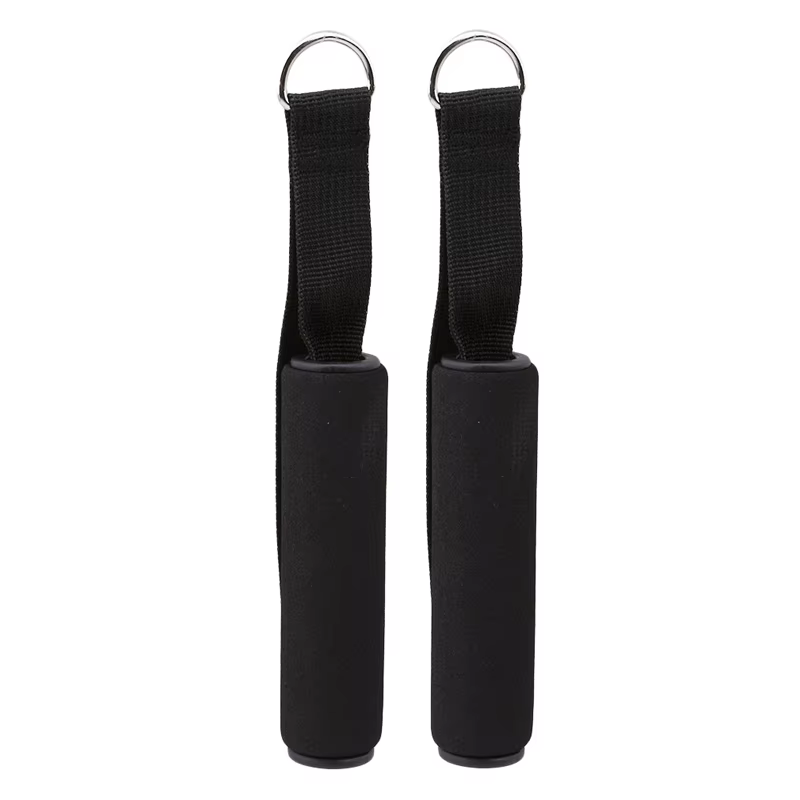 1 paire de poignées de corde de traction, accessoires de Fitness, bande d'exercice, poignée de rally