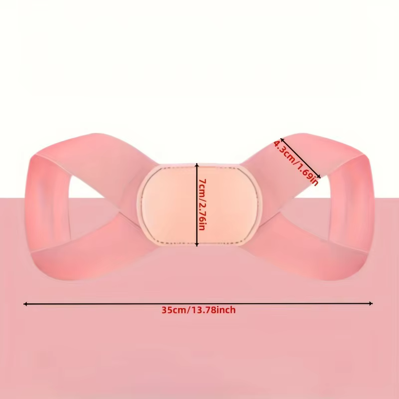 Ceinture Correctrice de Posture Invisible pour Adultes, Femmes et Étudiants – Soutien Dorsal Réglabl