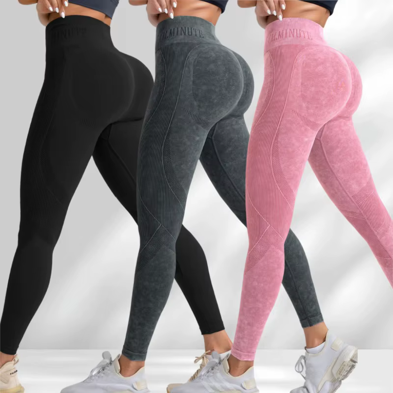 Pantalon de Yoga taille haute sans couture pour femmes, levage des hanches, Sports de plein air, tai