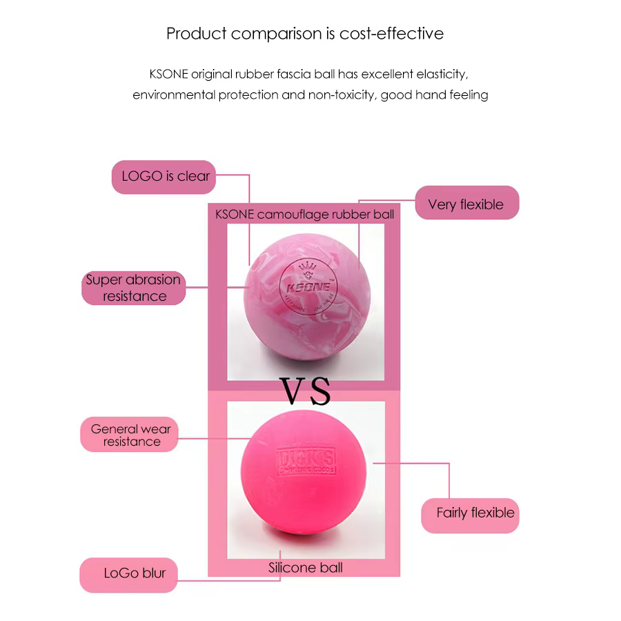 Boule de Massage crosse AA20-KSONE, boule de Massage de Fitness Portable, rouleau de Massage muscula
