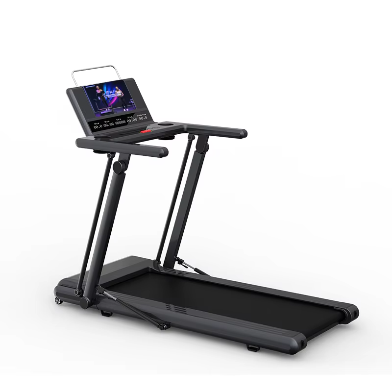 Tapis de course électrique portable et pliable pour cardio-training et musculation, capacité maximal