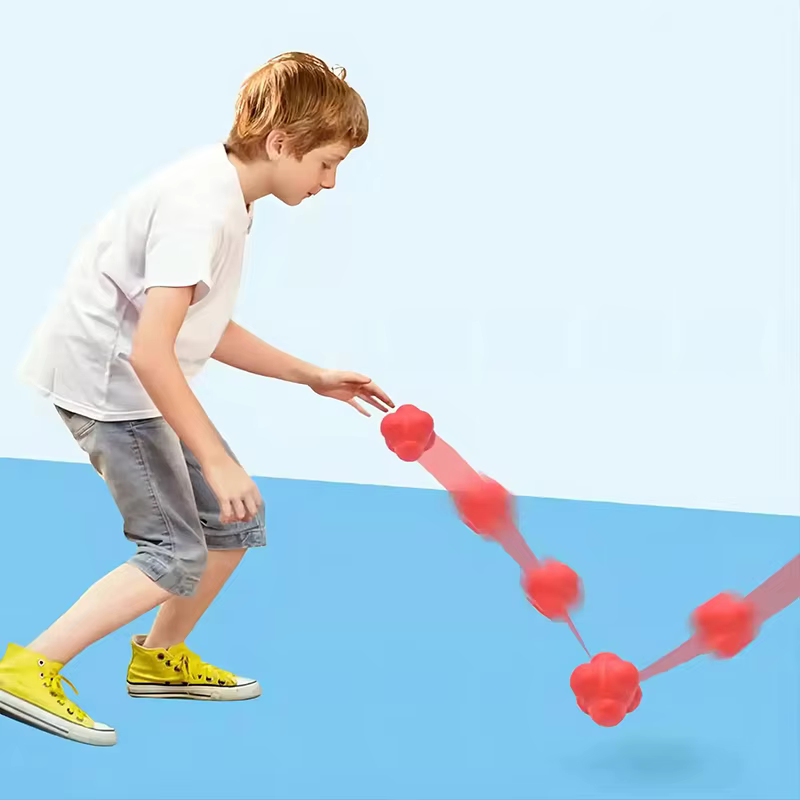 Ballon de réaction hexagonal pour enfants et adultes, ballon d'entraînement d'agilité, basket-ball,