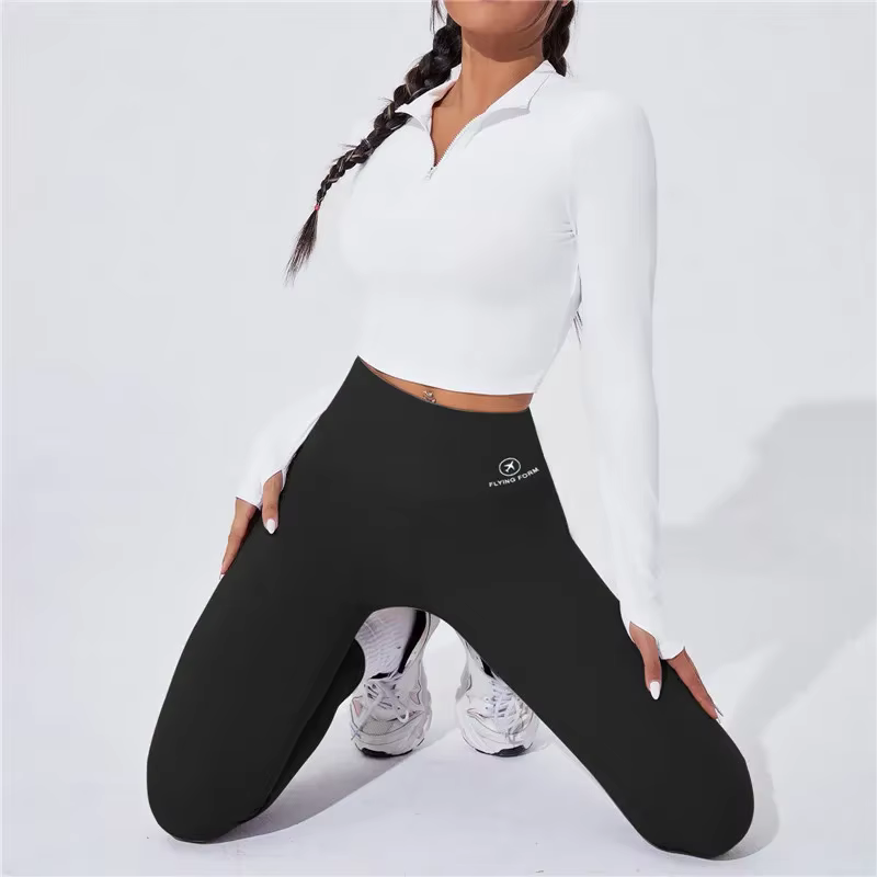 Taille haute Yoga chaud Leggins collants de sport thermique femme pantalons de course Sexy bout à bo