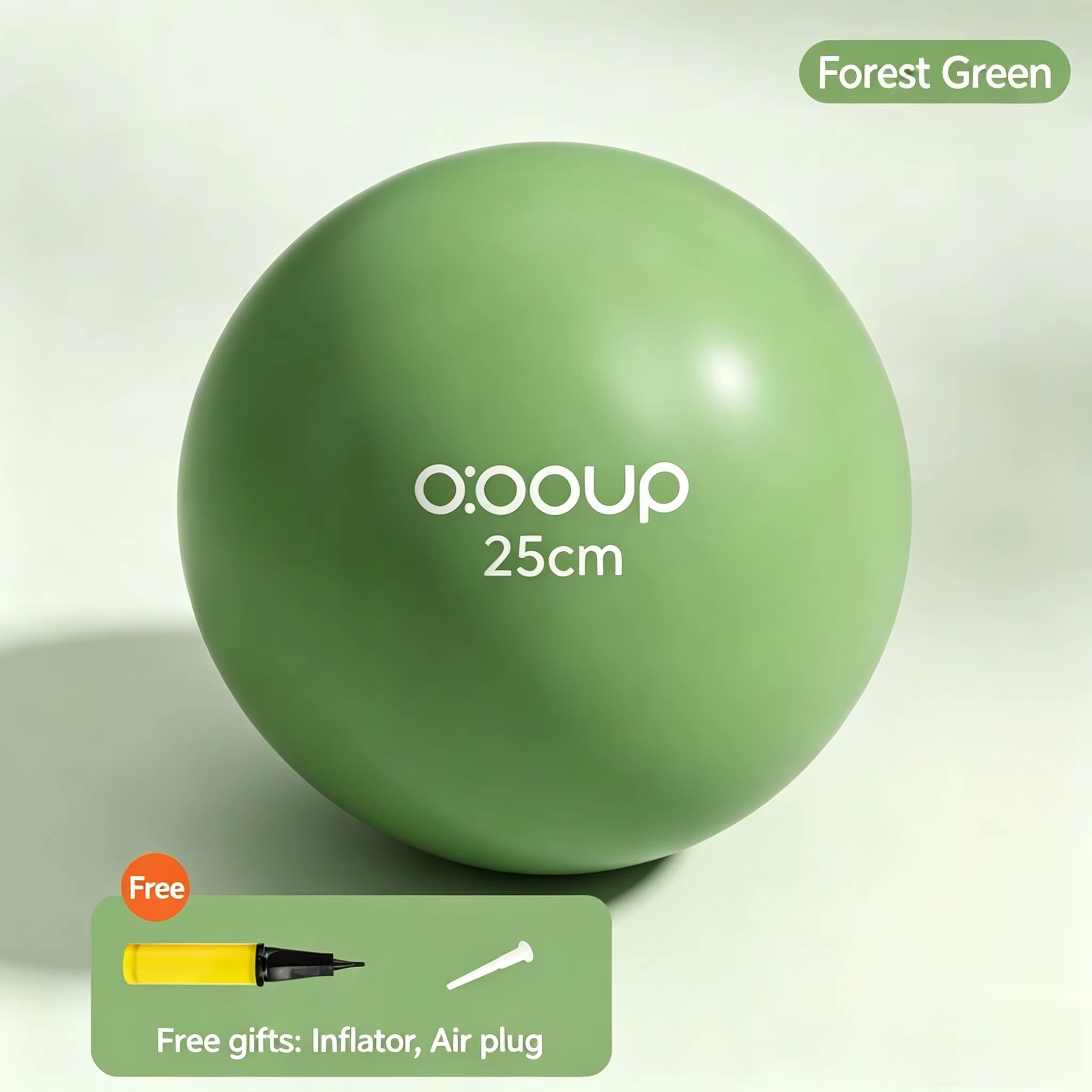 Petit ballon de Pilates de 25 cm, ballon de yoga pour le fitness et le lifting des hanches, anti-exp
