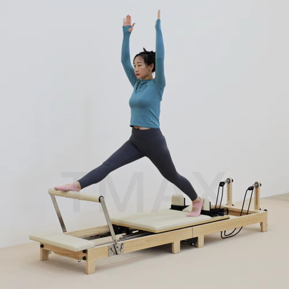 Reformateur pliable en bois Durable garantie, Machine de Pilates, réformateur pliant pour accessoire