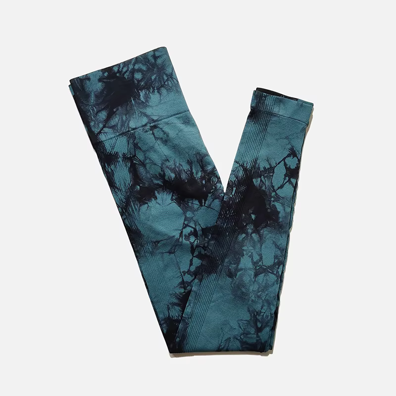 WAREBALL nouveau cravate colorant pantalons de Yoga Leggings de gymnastique femmes sans couture tail