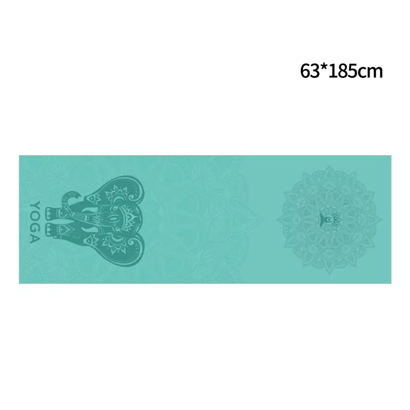 Serviette de Yoga en Polymères Imprimée, Antidérapante, Couverture de Fitness, d'Entraînement, de Pi