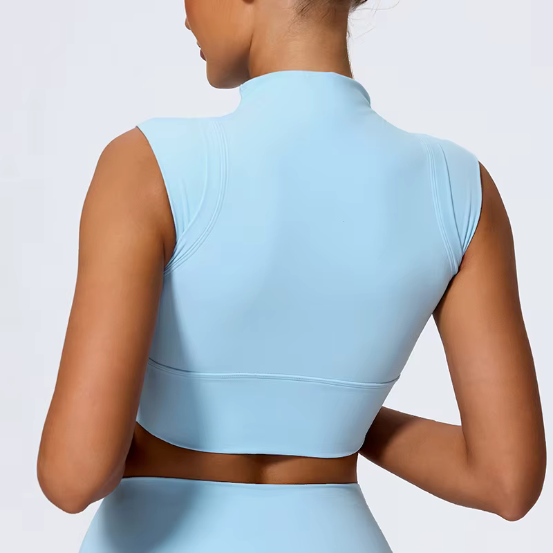 Haut de gymnastique à fort Impact femme Push Up soutien-gorge de sport vêtements de Yoga gilet de sp