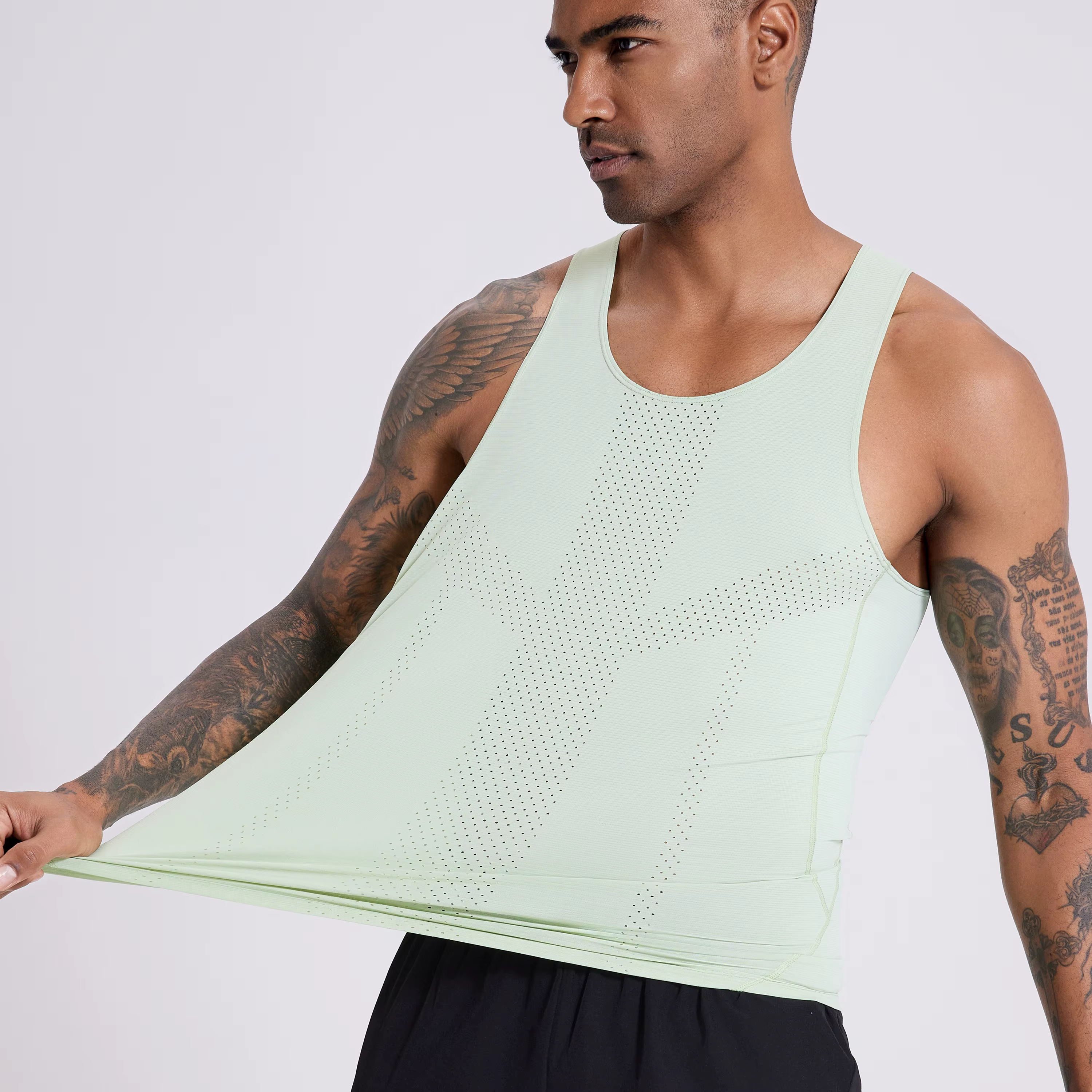 Hommes femmes athlétisme débardeur course gilet vitesse sport GYM Fitness chemises gars sans manches