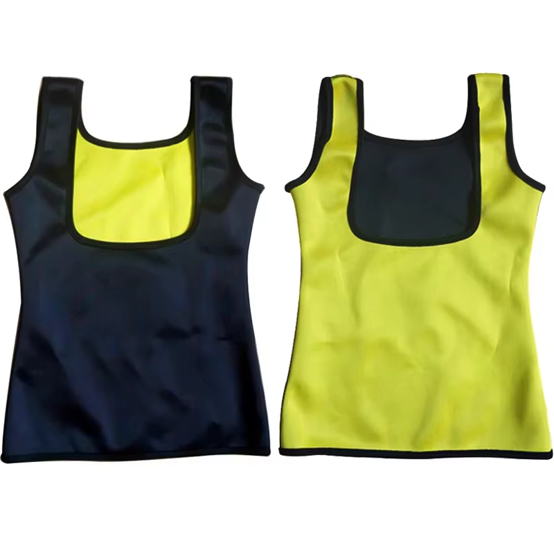 Femmes formation T-shirts Sauna hauts de sport vêtements de Fitness minceur corps sculptant gilet pe