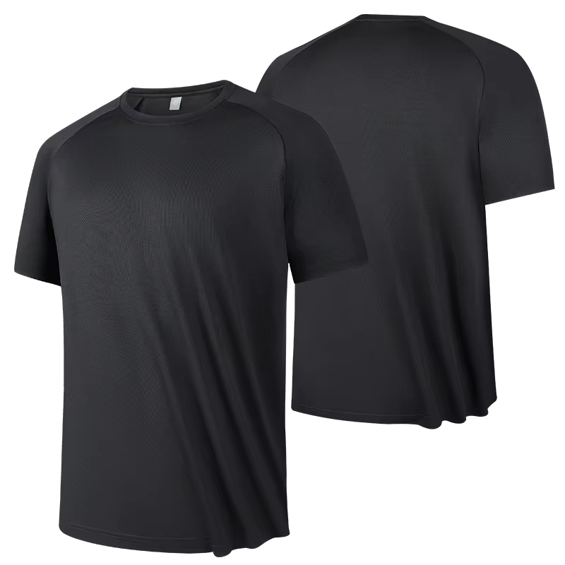 Haute qualité hommes respirant séchage rapide course sport fitness respirant confortable à manches c