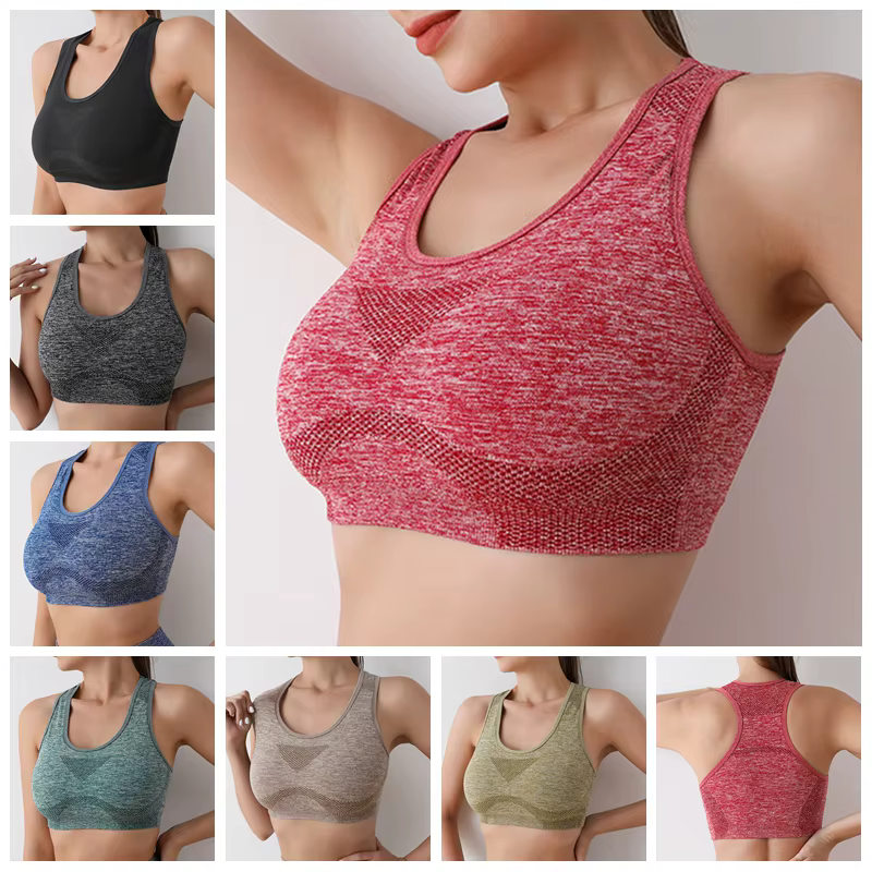 Femmes sport soutiens-gorge Yoga haut gilet haute antichoc séchage rapide Yoga gymnase course sous-v