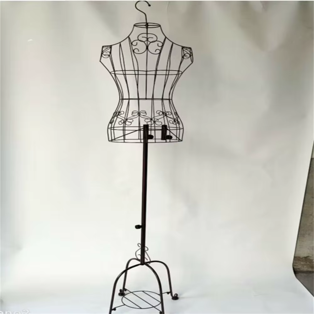 Présentoir de Mannequin en tissu féminin, cintre à crochet pour sac suspendu, présentoir pour robe d