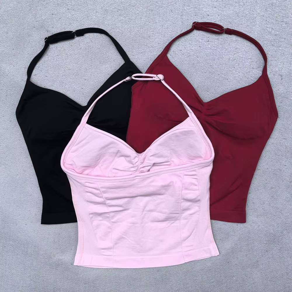 Gilet de Yoga à bretelles palangre réglable, vêtements de gymnastique pour femmes, soutien-gorge int