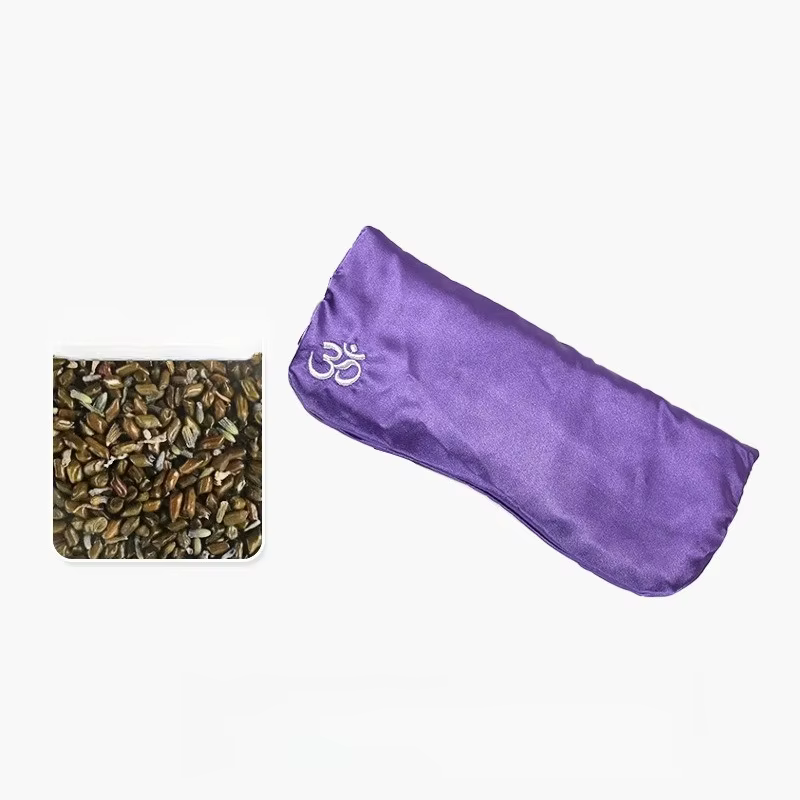 Masque oculaire chauffant pour le sommeil au yoga, à la lavande et aux graines de chia, pour la médi