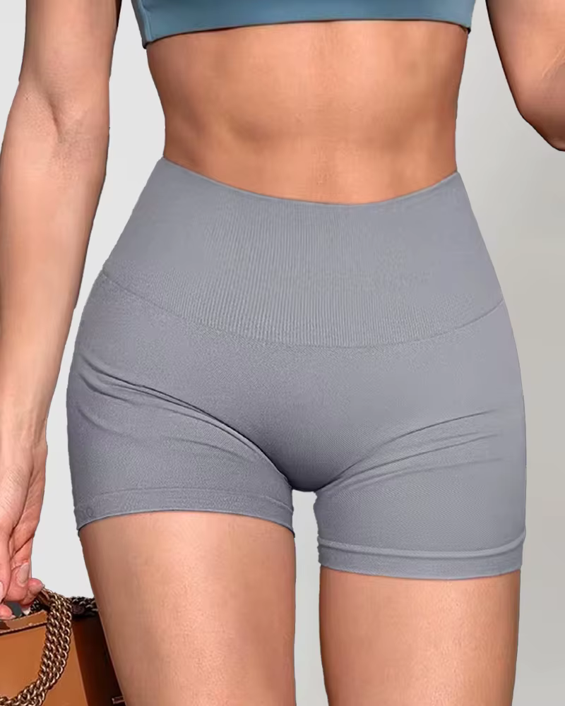 Nouveau Short de sport de Yoga taille haute sans couture pour femmes, nouvelle collection d'été