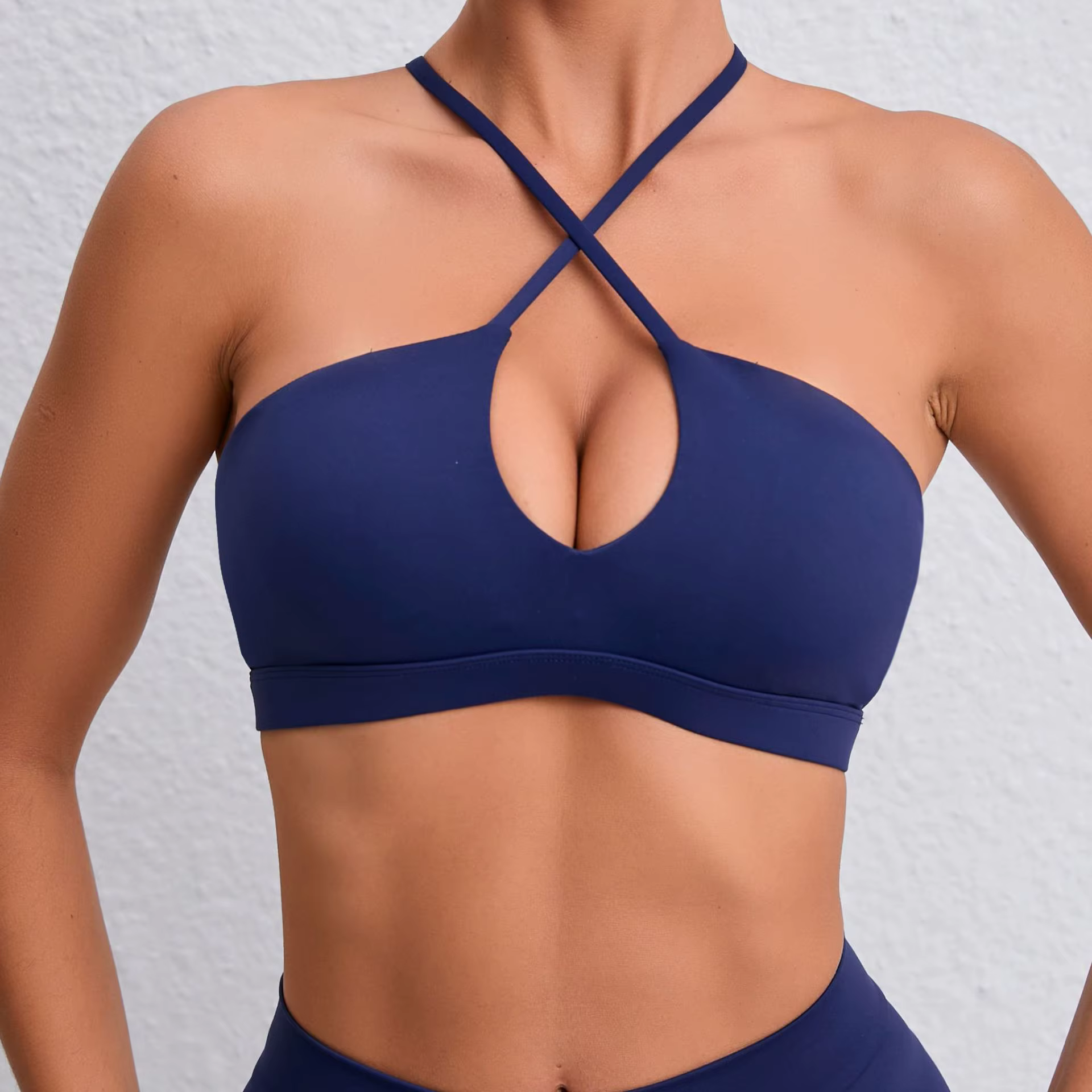 STOUREG beau dos soutien-gorge de sport pour femmes gymnastique Yoga soutien-gorge dos croisé course