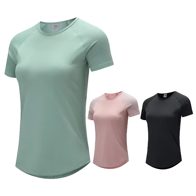 Hauts de course à séchage rapide pour femmes, sweat-shirt serré, Fitness, Yoga, Jogging, T-Shirts de