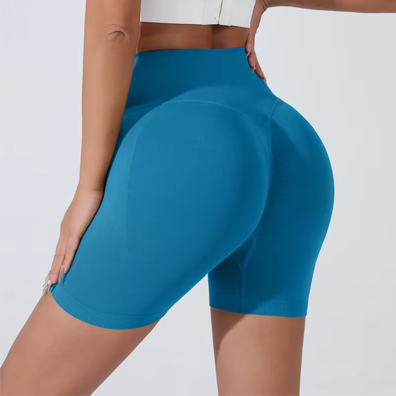Short de Yoga respirant taille haute pour femmes, collants courts de course, de cyclisme, d'entraîne