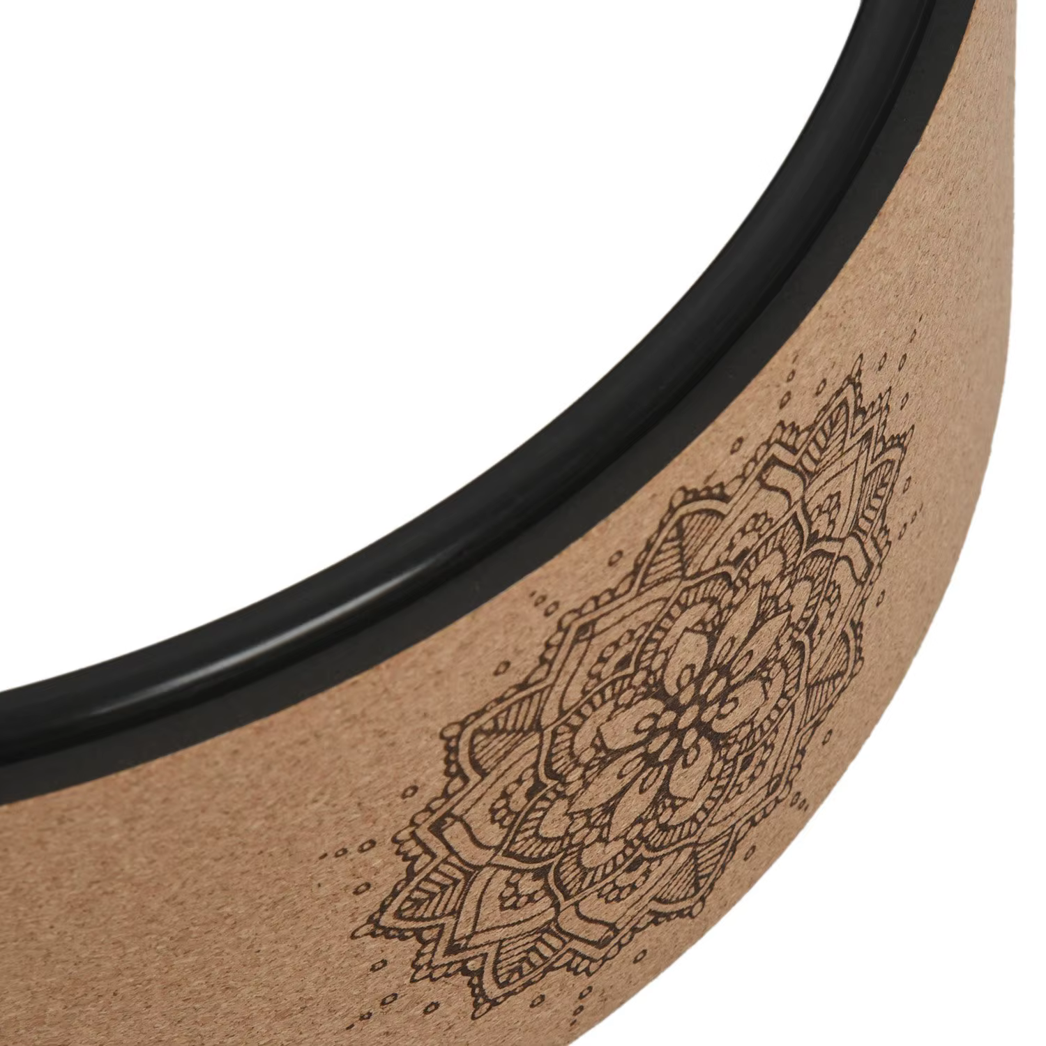 Roue de yoga en bois HW-Wood, Pilates et Lotus Bouddha, cercle de yoga professionnel en TPE, outil d