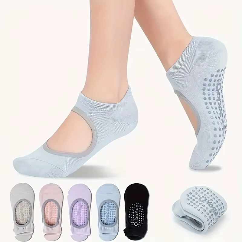 Chaussettes de Yoga professionnelles pour femmes, pour salle de sport, Sports d'intérieur et Fitness