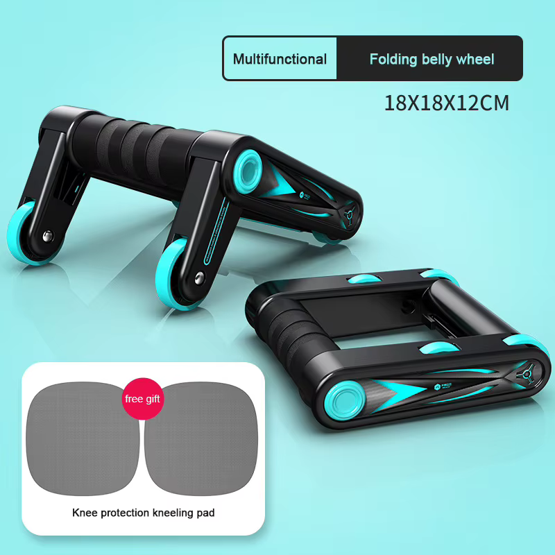 Roue abdominale pliable multifonctionnelle, équipement de Fitness pour hommes, roue abdominale enrou