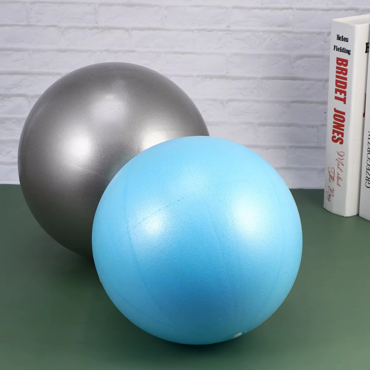 Lot de 2 Ballons de Yoga Givrés Épais Anti-éclatement 15-35 cm en PVC pour l'Équilibre et la Stabili