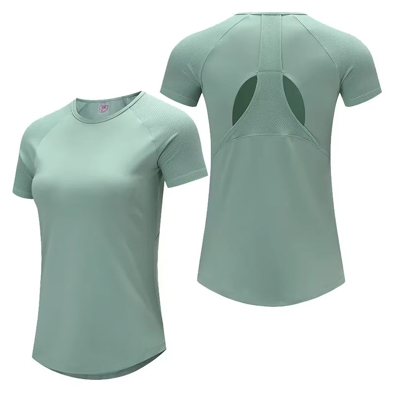 Hauts de course à séchage rapide pour femmes, sweat-shirt serré, Fitness, Yoga, Jogging, T-Shirts de