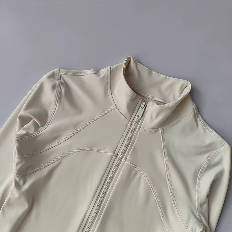Vestes de sport pour femmes, veste de sport à manches longues à séchage rapide, manteau d'entraîneme