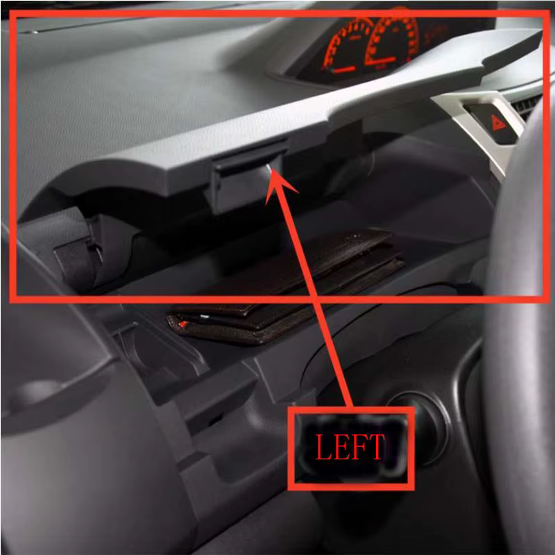 Accessoires de voiture pour Toyota Yaris 06-12, couvre-tableau de bord, boîte de rangement, panneau