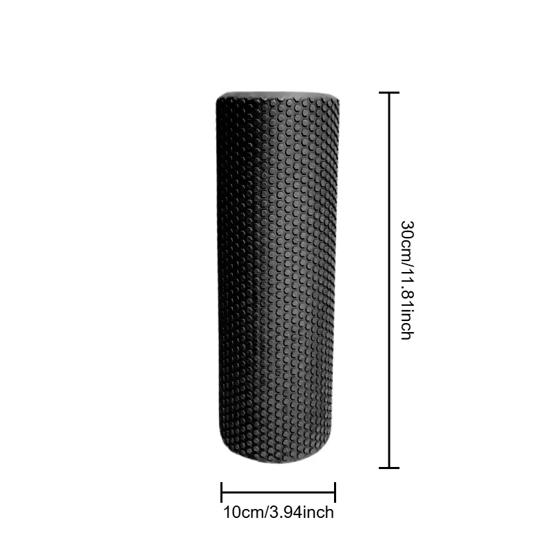 Rouleau de yoga hexagonal en mousse EVA, rouleau de massage en mousse de 9,5 cm × 29,7 cm pour l'ent