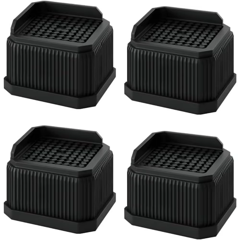 4 blocs de rehaussement d'inclinaison empilables pour tapis de course, robustes, capacité 4000 lbs, 