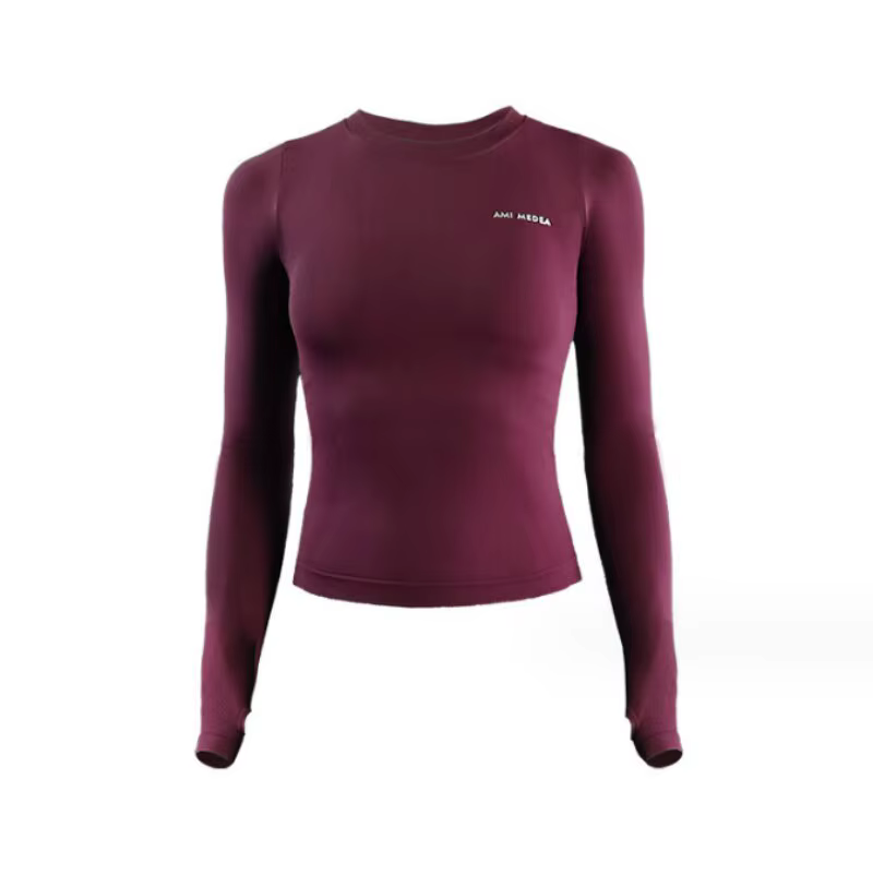 Manches longues Chemises De Yoga Sport Top Fitness Vêtements Porter pour Femmes Gym Femme Jersey Muj