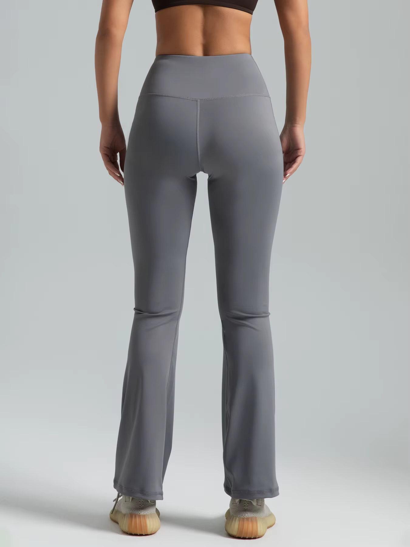 Pantalon de yoga Bootcut taille haute pour femme – Leggings évasés pour l'entraînement et les vêteme