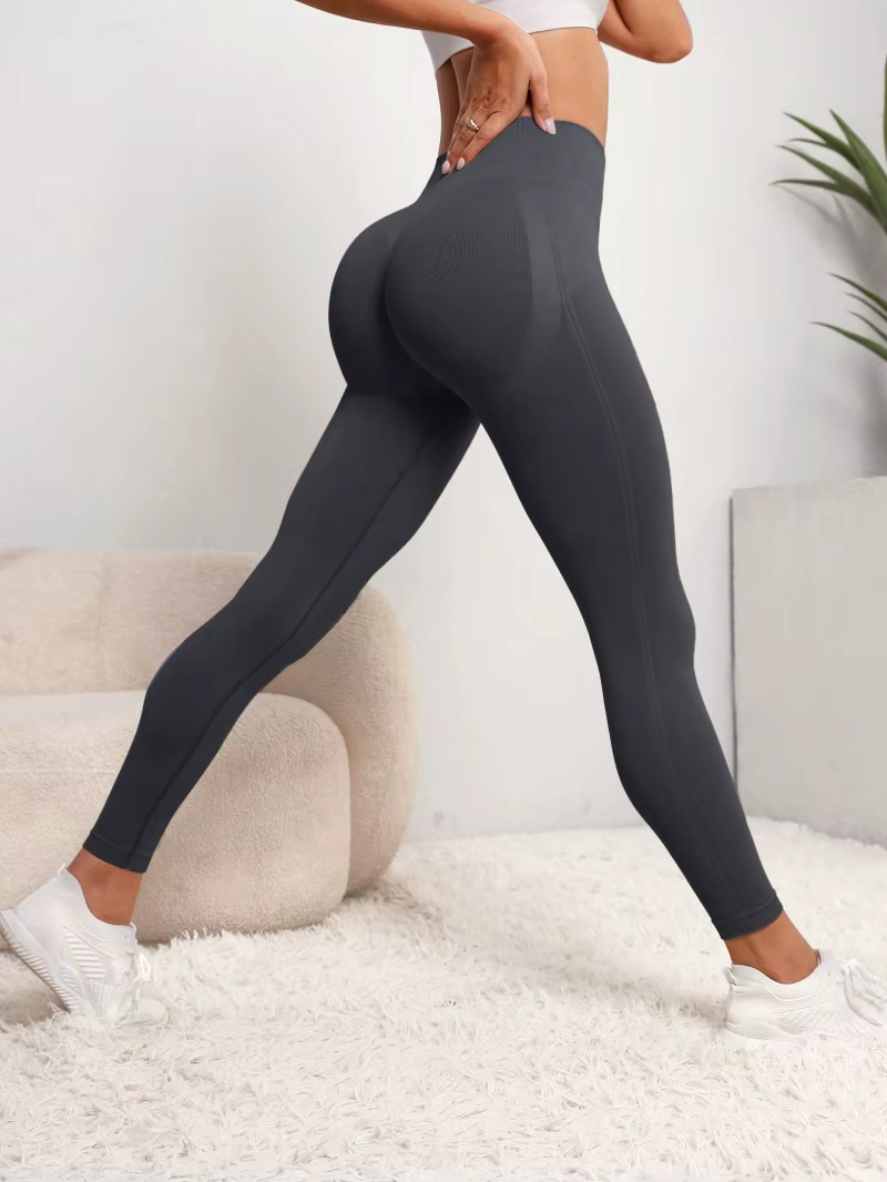 Les femmes sans couture hanches leggings de sport sans couture pour femmes taille haute remise pompe