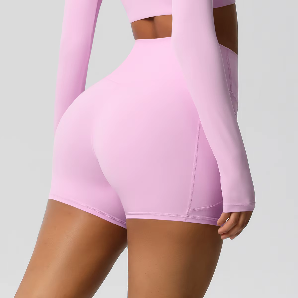 Shorts de sport pour femmes avec poches, legging de yoga, short anti-transparence taille haute, shor