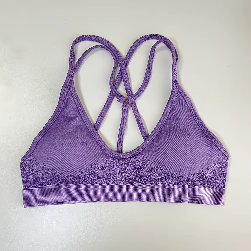 Ignite Cross Back Soutien-gorge de sport Femmes Soutien-gorge de yoga rembourré Halter Fitness Gym H