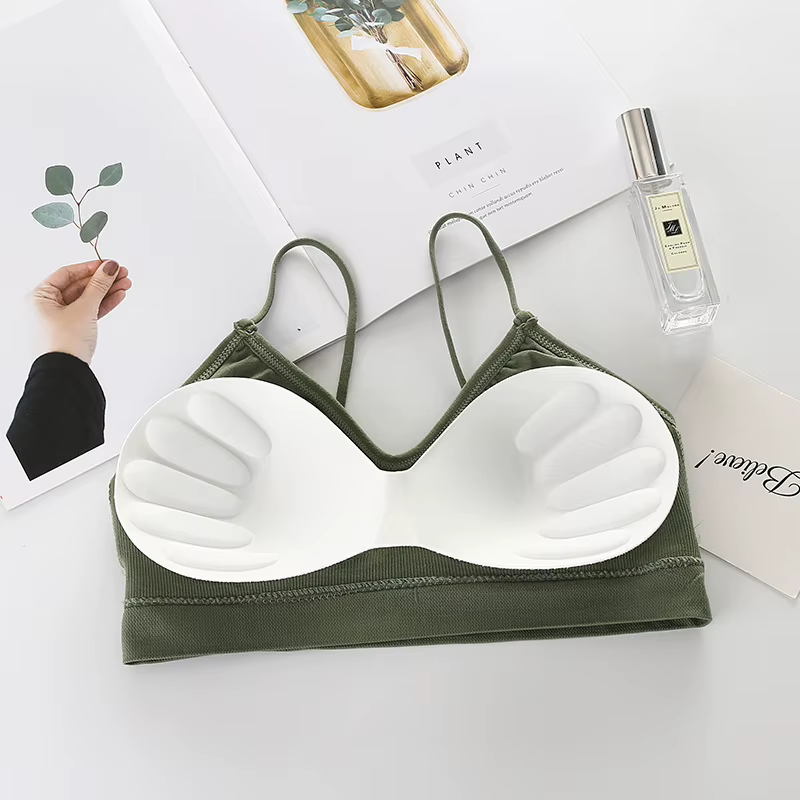 Femmes Sport soutiens-gorge séchage rapide élastique rembourré gymnase course biais soutien-gorge co