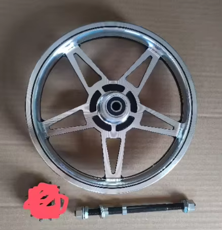 Roue en alliage d'aluminium pour vélo, roue pliante, 12 pouces, 14 pouces, jouet, roue électrique ro