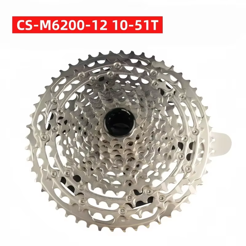 Cassette de pignon Shimano DEORE série CS-M6200-12 10-51T, 12 vitesses HYPERGLIDE + pour VTT, Shiman