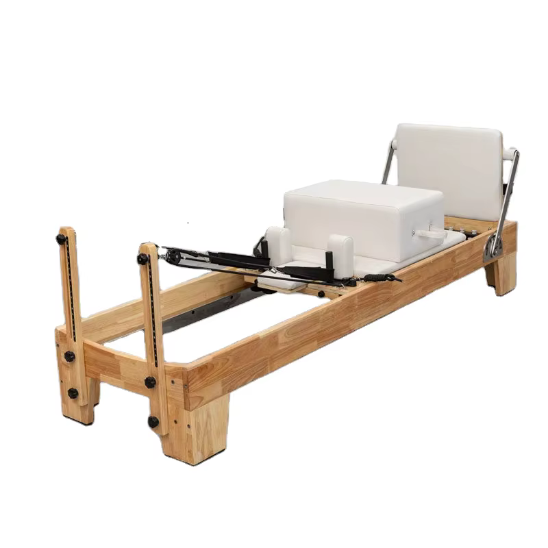 Réformateur de Pilates en bois classique, modèle classique pour Studio, réformateur de Pilates en bo