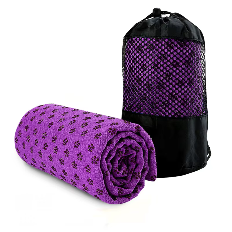 Serviette de yoga antidérapante, tapis de Pilates, couverture de yoga absorbant la transpiration, ta